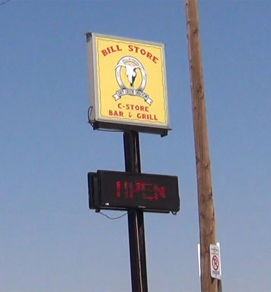 Photo of Bill Store sign in WY.